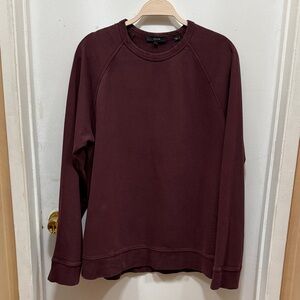 Vince Deep Red Long Sleeve Top